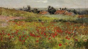 Willard Leroy Metcalf - Poppy Field, Giverny