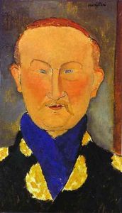 Amedeo Modigliani - Portrait of Leon Bakst