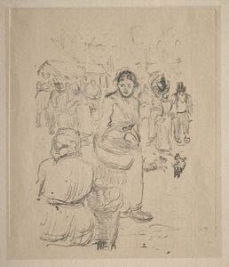 Camille Pissarro - At the Market