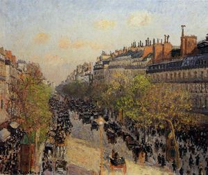 Camille Pissarro - Boulevard Montmartre, Sunset