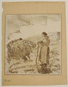 Camille Pissarro - Shepherd