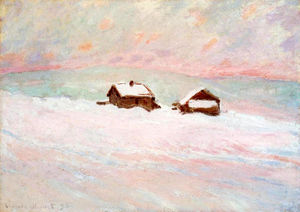 Claude Monet - Houses in the Snow, Norway