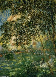 Claude Monet - Relaxing in the Garden, Argenteuil