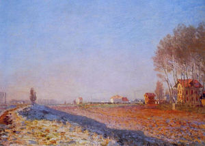 Claude Monet - The Plain of Colombes, White Frost