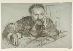Edgar Degas - Edmond Duranty 1