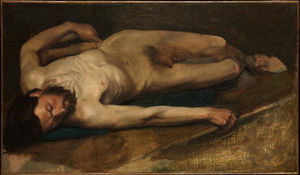 Edgar Degas - Male Nude