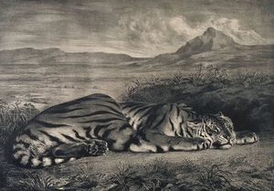 Eugène Delacroix - Le Tigre Royale