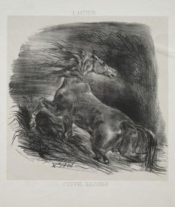 Eugène Delacroix - The Wild Horse