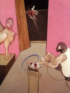 Francis Bacon - Oedipus and the Sphinx After Ingres