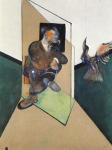 Francis Bacon - Study for a Portrait with Bird in Flight