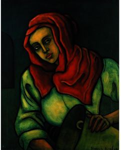 Francis Picabia - Paysanne Au Châle Rouge