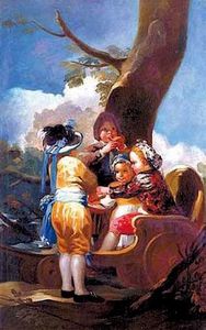 Francisco De Goya - Children with a Cart
