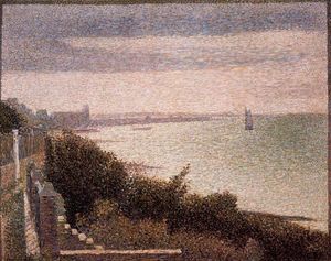 Georges Pierre Seurat - The English Channel at Grandcamp