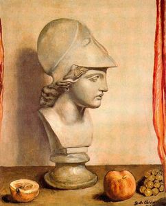 Giorgio De Chirico - Bust of Minerva