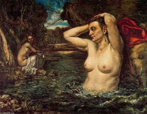 Giorgio De Chirico - Nymphs bathing