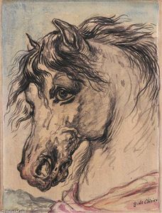 Giorgio De Chirico - Study of a horse