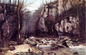Gustave Courbet - The Stream of the Puits Noir at Ornans