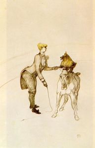 Henri De Toulouse Lautrec - At the Circus The Animal Trainer