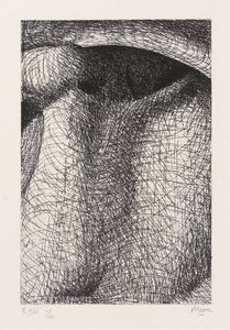 Henry Moore - Plate XVIII, from Elephant Skull Album