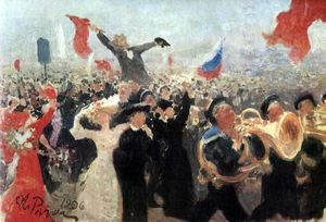 Ilya Yefimovich Repin - Demonstration on October 17, 1905