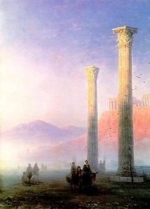 Ivan Aivazovsky - Acropolis of Athens.