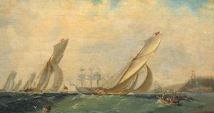 Ivan Aivazovsky - Frigate on a sea