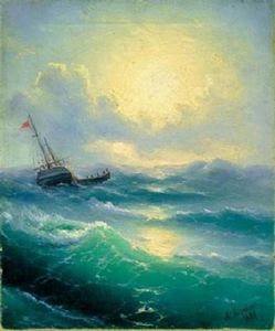 Ivan Aivazovsky - Sea (study)