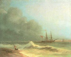 Ivan Aivazovsky - Sea before storm