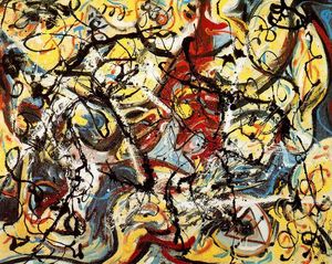 Jackson Pollock - Untitled (Composition with Pouring I)
