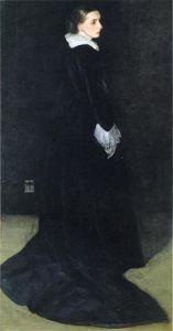 James Abbott Mcneill Whistler - Arrangement in Black, No. 2. Portrait of Mrs. Louis Huth