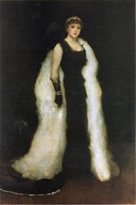 James Abbott Mcneill Whistler - Arrangement in Black, No.5. Lady Meux