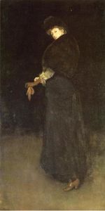 James Abbott Mcneill Whistler - Arrangement in Black. The Lady in the Yellow Buskin
