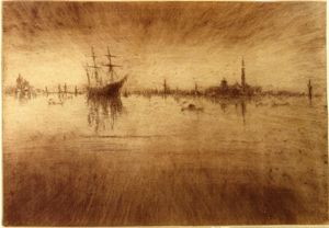 James Abbott Mcneill Whistler - Nocturn