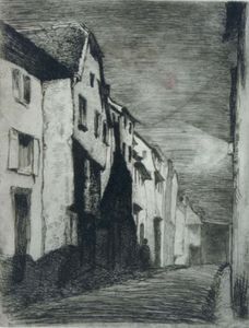 James Abbott Mcneill Whistler - Street at Saverne