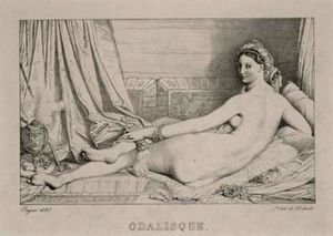 Jean Auguste Dominique Ingres - Odalisque 1