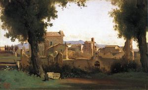 Jean Baptiste Camille Corot - View in the Farnese Gardens