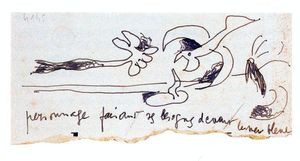 Joan Miro - Estudio de composición 1