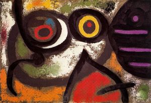 Joan Miro - Mujer y pájaro