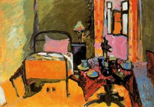 Wassily Kandinsky - Bedroom on the Ainmillerstrasse