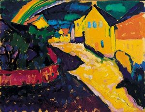 Wassily Kandinsky - Murnau with Rainbow