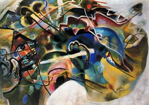 Wassily Kandinsky - Pintura con borde blanco