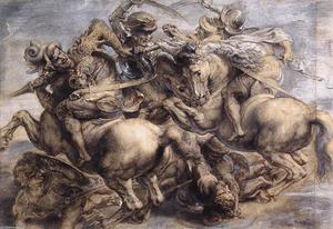 Leonardo Da Vinci - The Battle of Anghiari (detail)
