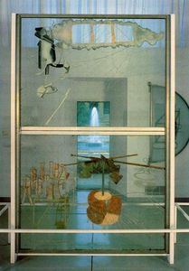 Marcel Duchamp - Dándose 1. La caida de agua, 2. El gas de alumbrado