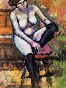 Marcel Duchamp - Nude with black stockings