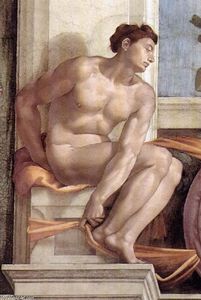 Michelangelo Buonarroti - Ignudo (10)