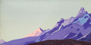 Nicholas Roerich - Himalayas. Evening