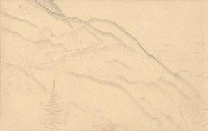 Nicholas Roerich - Sketch of mountain landscape 30
