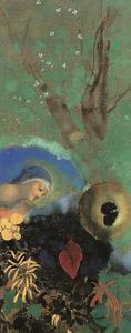 Odilon Redon - Homage to Leonardo da Vinci