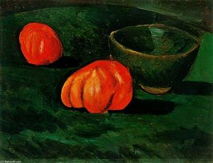 Pablo Picasso - Escudilla verde y tomates