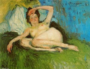 Pablo Picasso - Jeanne (Desnudo acostado)